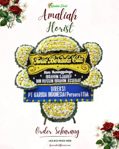 Papan Bunga Duka di Wringinanom